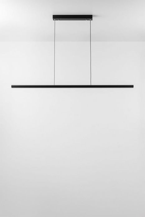 Lâmpada de teto suspensa linear LED 120 cm em alumínio
