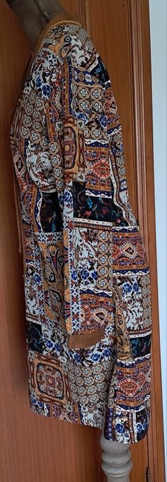 Vestido Túnica Boho Mhia Woman Padrão Étnico (Tamanho 38 / M)