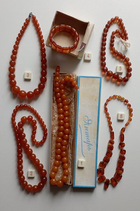 Продам вироби з бурштину янтарь періоду СРСР 
Фото 2: намисто №1 вага