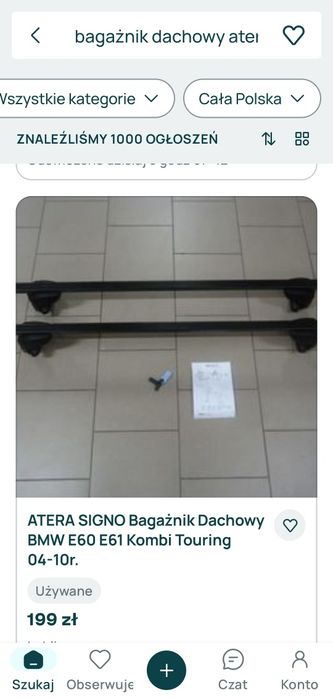 Bagażnik dachowy ATERA Signo
