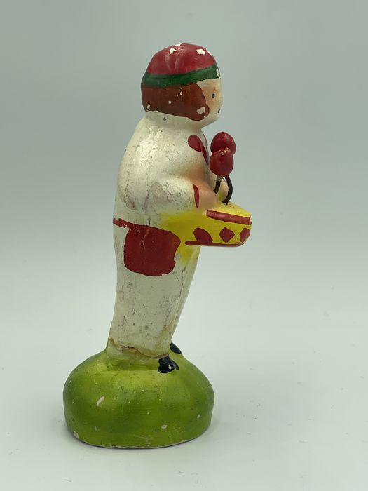 Figura musico de cascata / presepio - artesanato vintage