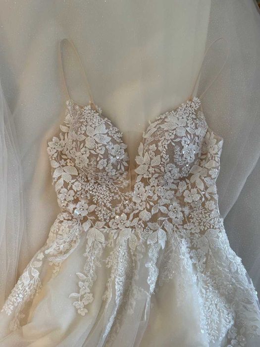 Suknia Ślubna Nowa boho R38 kolekcja 2024 Szycie na miarę