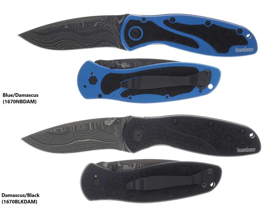 Ніж KERSHAW Blur Assisted (S30V, Magnaсut, Damascus)