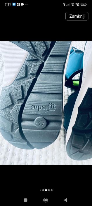 37 Sandały Superfit chłopięce