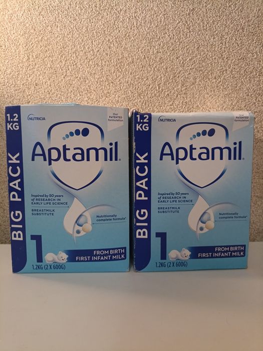 Суміш Aptamil 1. Аптаміл 1. Big Pack 1.2 kg.!