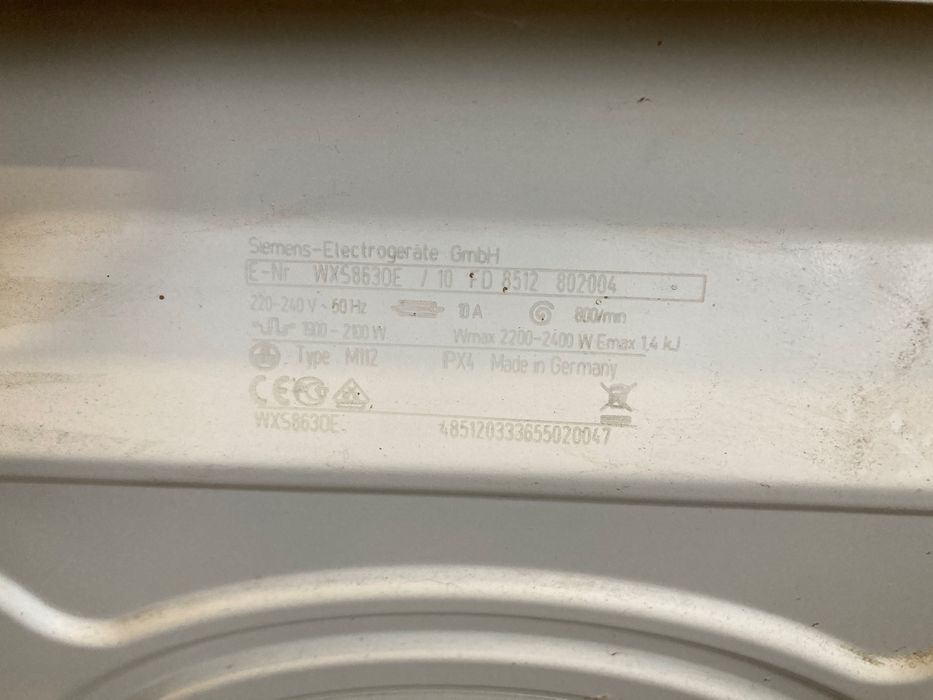 Пральна машина Siemens