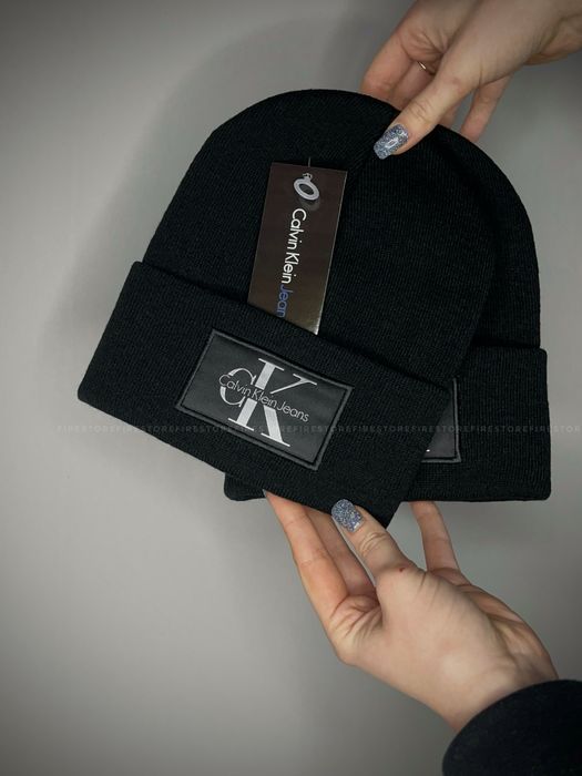 Шапка Calvin Klein, шапка Келвін Кляйн
