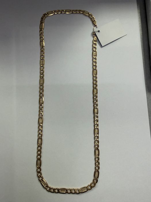 Золотая цепочка красивая широкая