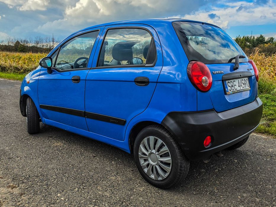 Chevrolet Spark 0.8 52km 2007r 115 tyś km krajówka zero rdzy zadbane auto