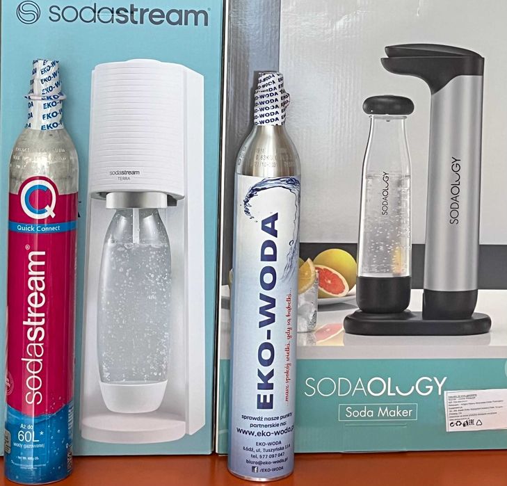 Nabój CO2 wymiana sprzedaż do Soda Stream Dafi Brita inne Radogoszcz