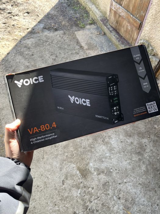 Усилітель автомобільний 4-канальный усилитель Voice VA-80.4