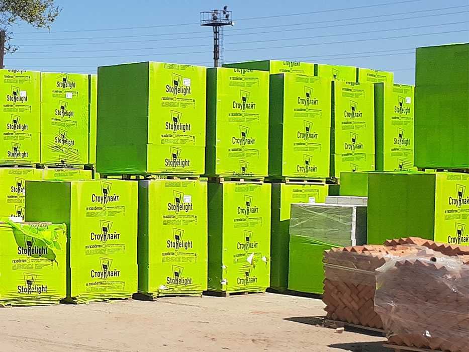 Газоблок/Піноблок Стоунлайт від 2700грн за куб 1-2 сорт є в наявності