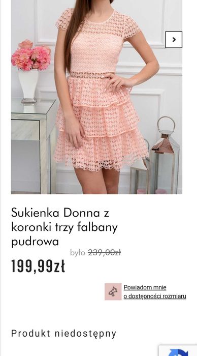 Ażurowa sukienka