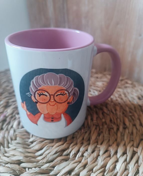 Kubek dla babci dziadka możliwość personalizacji imię  prezent