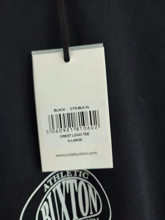 Crest logo T-shirt Cole Buxton XL Preta