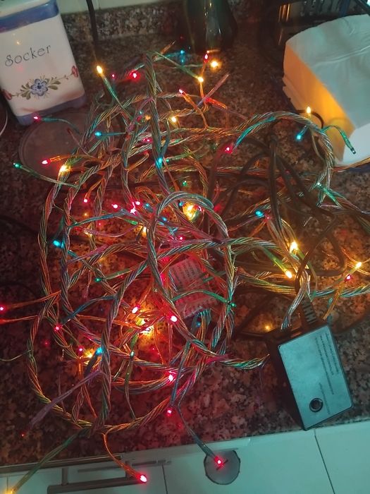 Luzes de natal (tomada Portuguesa)