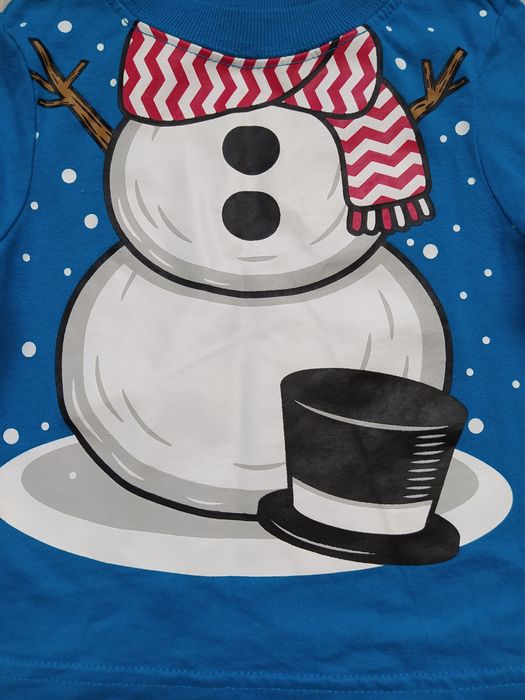 Детская новогодняя кофта свитшот на 6-9мес