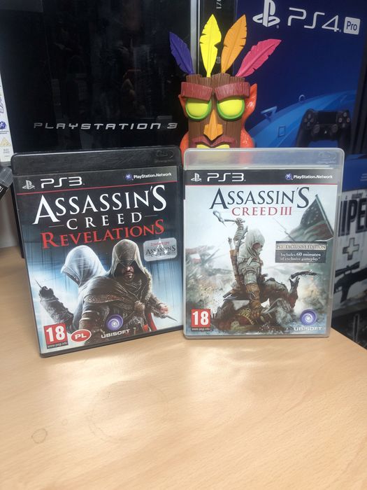 Zestaw 3 gier Assassin’s Creed I oraz  Revelations PL Assassin’s Creed III