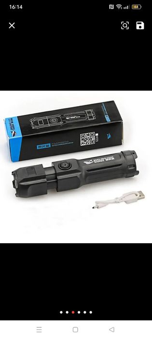 Lanterna led recarregável 500  / 800 lúmen