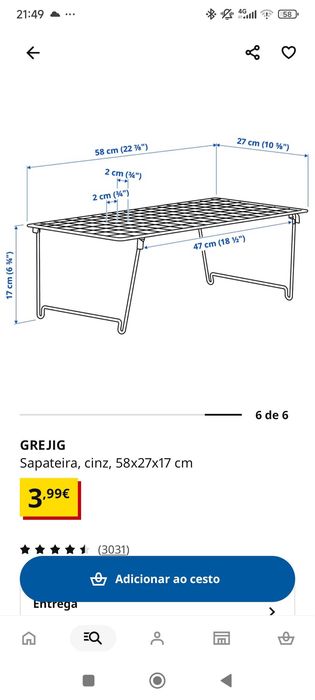 Sapateira do IKEA