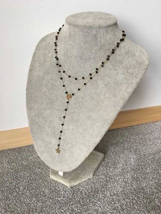 Celebrytka Stal Chirurgiczna Różaniec Gwiazdka