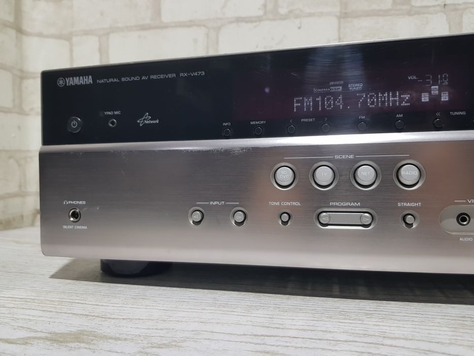 5.1 AV-ресивер Yamaha RX-V473 5×115Вт,AirPlay 4K USB HDMI DLNA