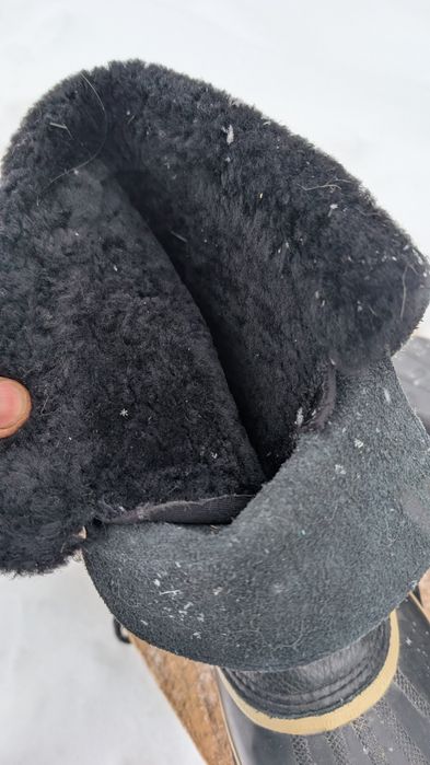 SOREL Caribou Reserve — зимові черевики теплі шкіряні чоботи Eur 44-45