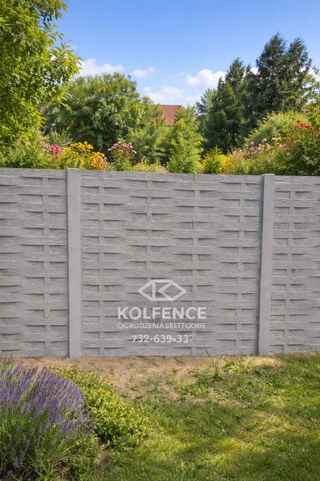 Ogrodzenie betonowe  dwustronne garaz wiata montaz producent