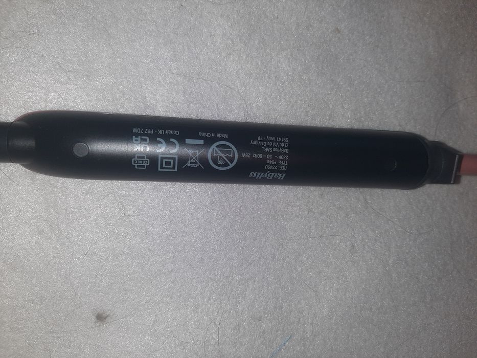 Плойка BaByliss для кучерів діаметр локона 10 мм  модель 2249U регулювання 160-210 градусів