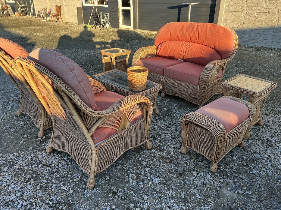 Komplety ratanowe zestawy fotele kanapy