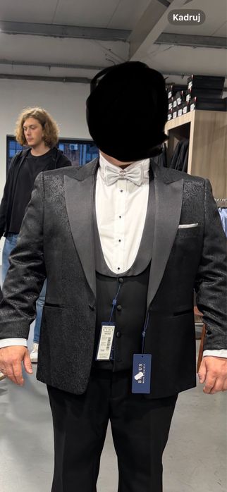 Garnitur kamizelka koszula buty gratis