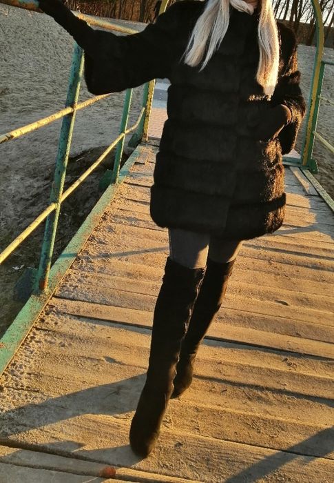 Шуба натуральна бобрик