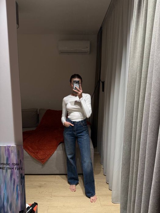 Джинси сині прямі