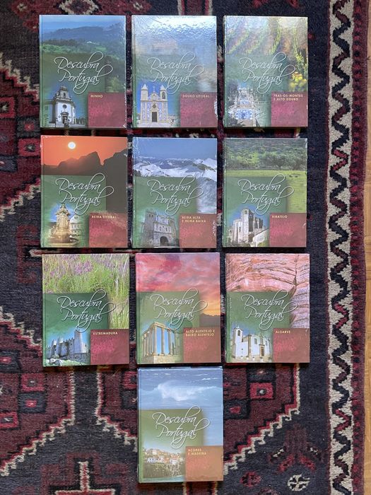 Colecção de livros completa “Descubra Portugal” - NOVO
