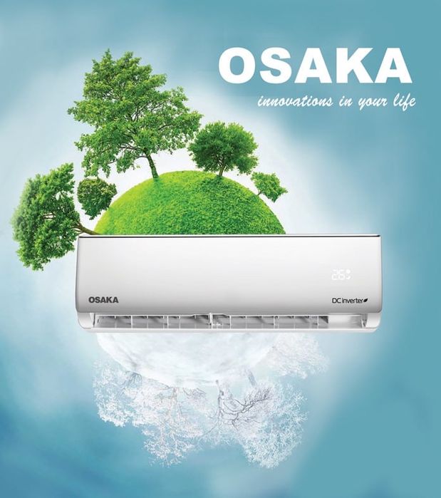 Кондиціонери Osaka ON/OFF, Inverter 7,9,12,18,24 зі складу