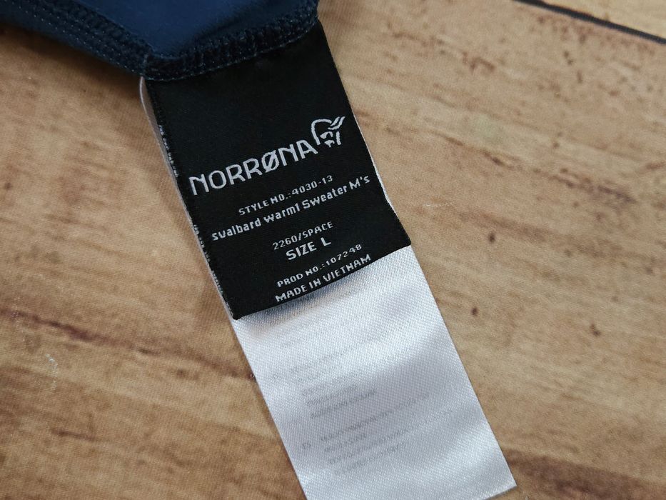 NORRONA Svalbard Warm1 Bluza Męska Half Zip r. L
