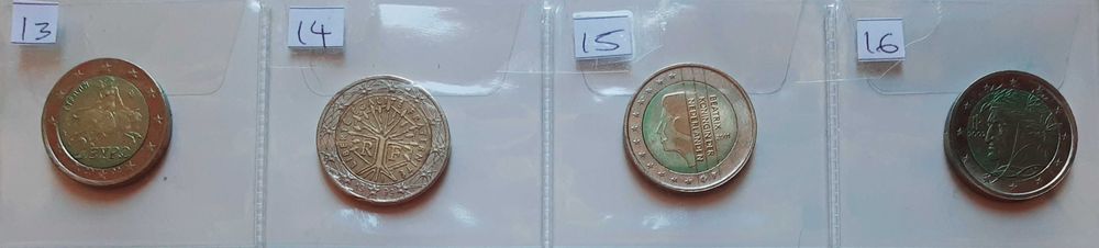 20 Moedas de coleção - as primeiras Moedas em circulação