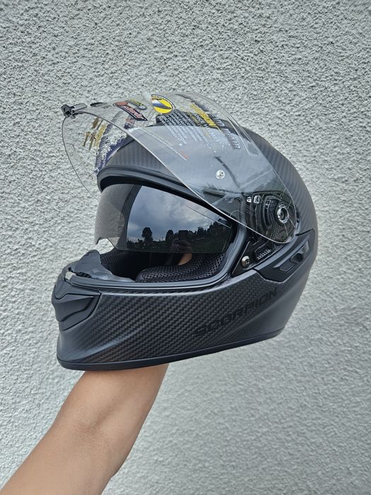 Як НОВИЙ Мотошолом Scorpion Exo 1400 Evo II Air Carbon  L ( Shoei MT LS2 AGV HJC Nolan Alpinestars )