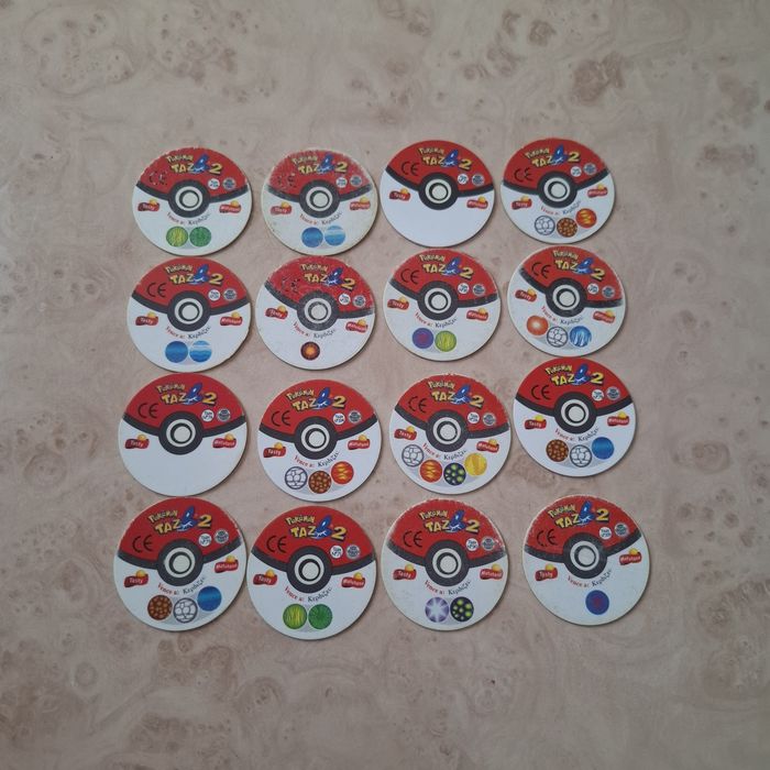 Tazos Pokémon originais Matutano