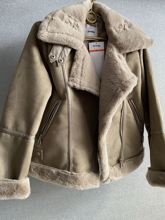 Куртка з теплим коміром xs