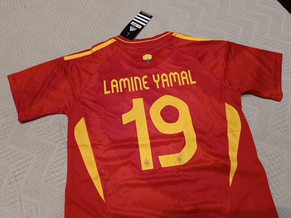 Camisola Criança LAMINE YAMAL Equipamento ESPANHA | NOVO