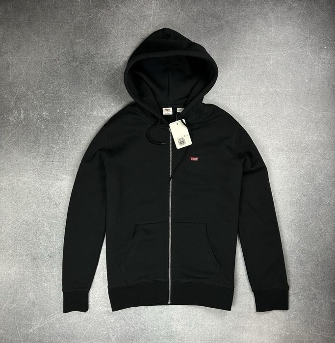 Levis оригінал. Нова чорного кольору худі зіпка   S. М.  ХЛ