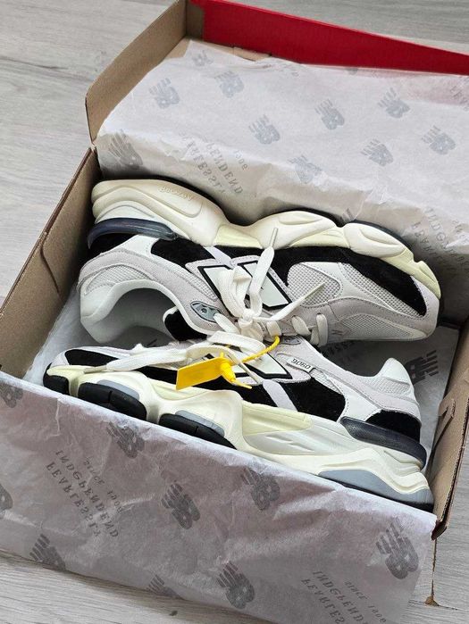 !SALE! New Balance 9060 White Black Premium 36 37 38 39 40 41 42 43 44 45 літні
