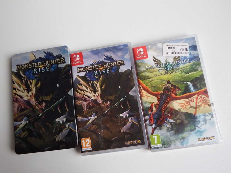 JEDYNY TAKI ZESTAW Monster Hunter Nintendo Switch NA OLX ! FOLIA nowe
