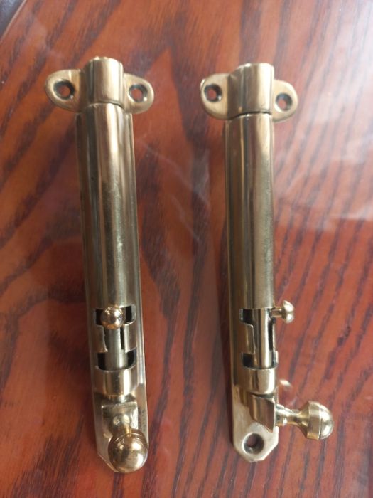 Бронзові шпингалети оконні. Старовинні.