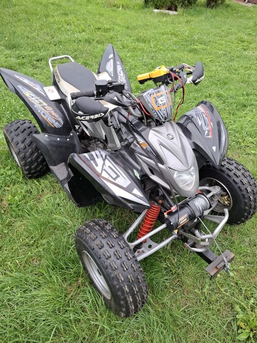 Quad 350 Aeon Pług Wyciągarka