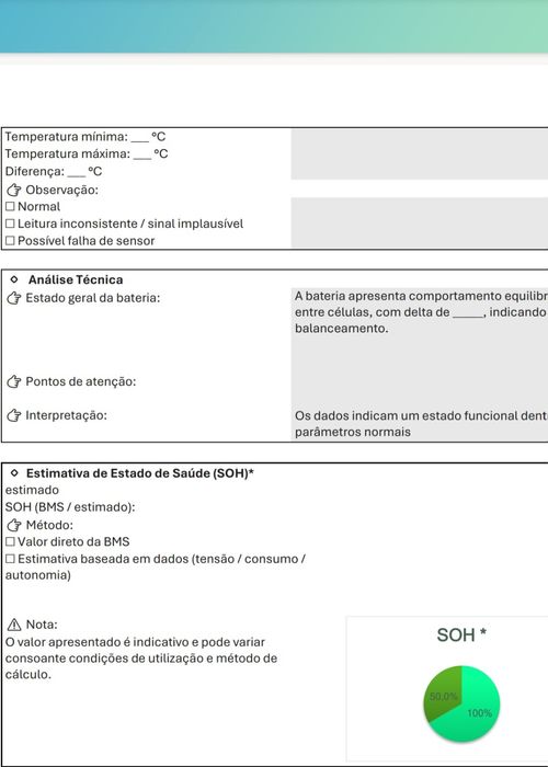 Diagnóstico Bateria EV – Veja o estado real antes de comprar o seu elétrico