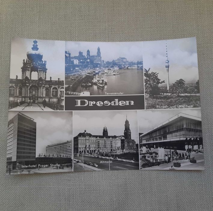 Pocztówka z Drezna 1972 rok