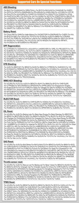 Máquina de diagnóstico AUTO obd2 ANCEL X6 10 Polegadas Wi-Fi SELADO