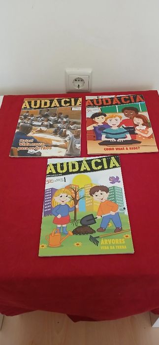 Três revistas Audácia de 2014 e 2017